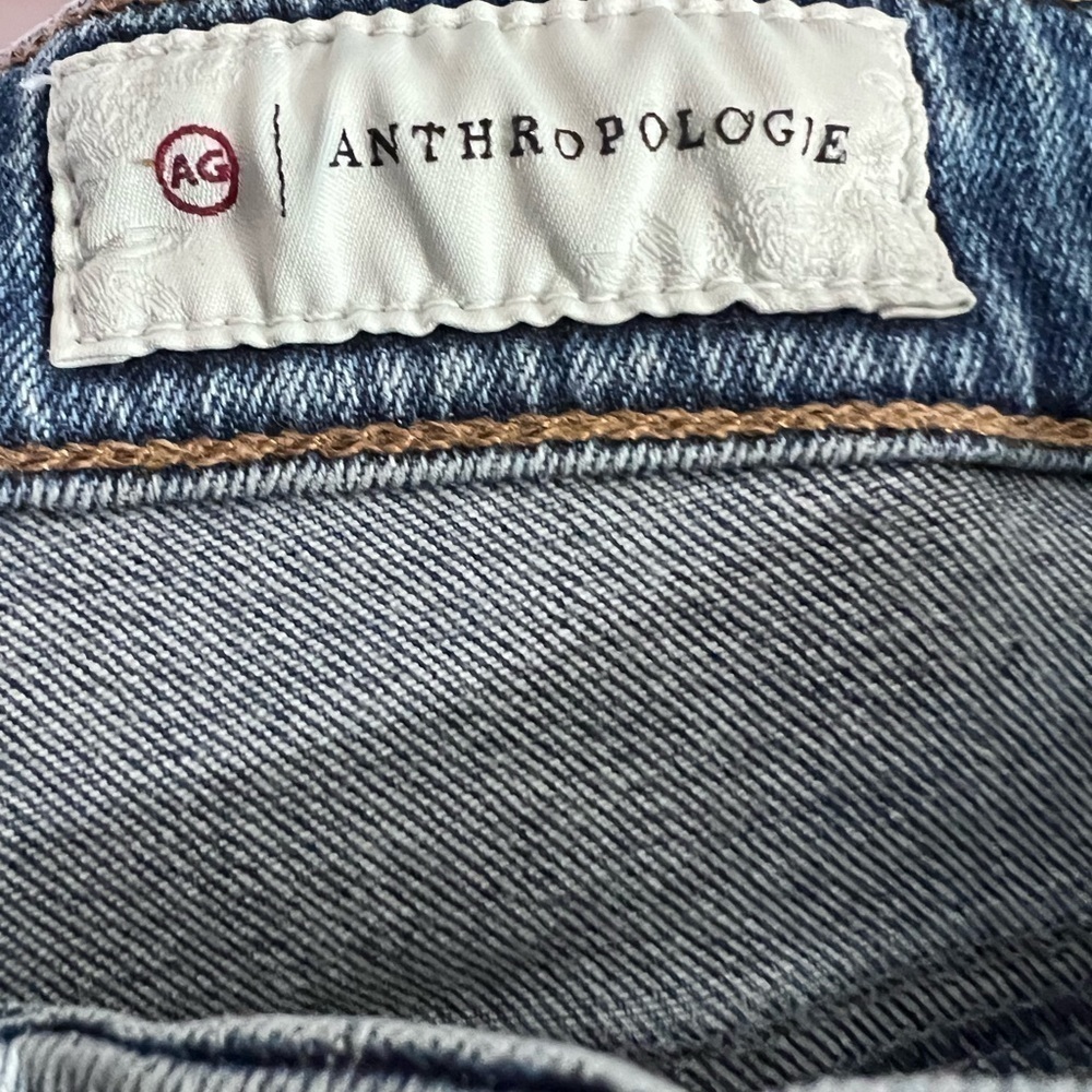 NWT AG Stevie High-Rise Straight Jeans Anthropologie Size 26 color FELICITY - Picture 7 of 12